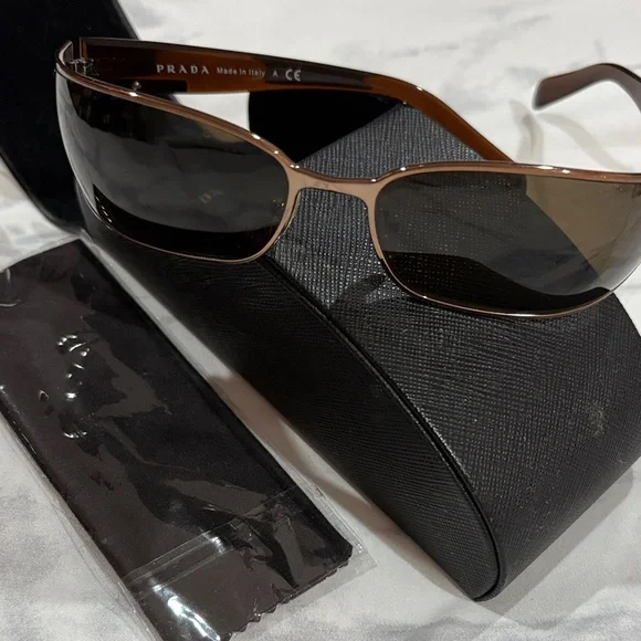 Prada | Accessories | Prada Black And Brown Sunglasses  display picture 1